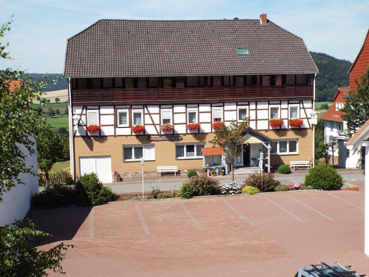 Hotel Garni Zum Reinhardswald Gewissenruh Exteriér fotografie